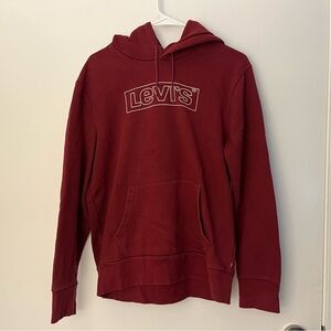 LEVIS Red Hoodie — Good Condition